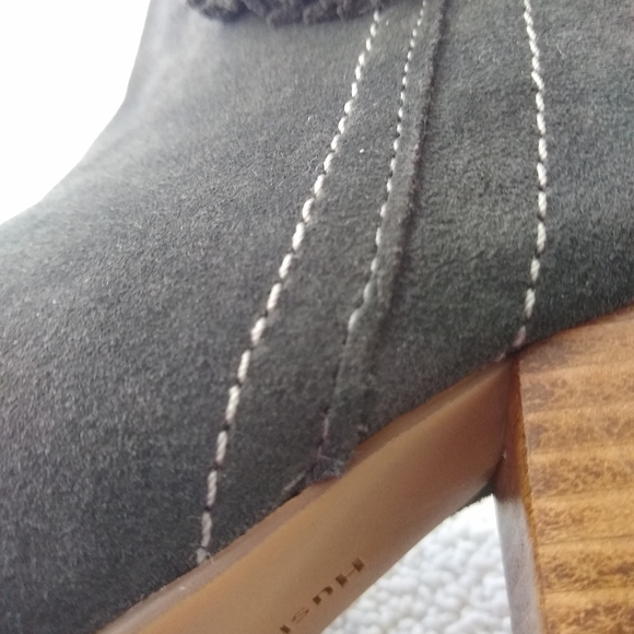 Hush Puppies Suede Daisee Billie Tassled Booties - Picture 7 of 8